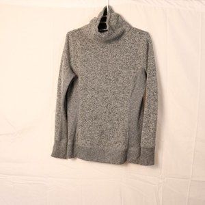 Woman's Gray and White Spotted Turtleneck